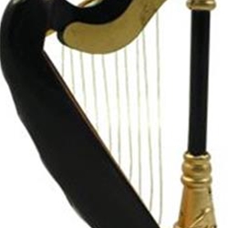 39145 Harp Ornament . Aim