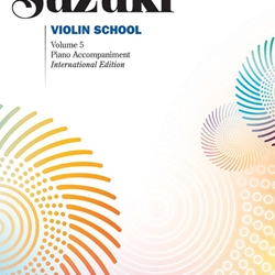 Violin School v.5 (piano accompaniment) . Violin . Suzuki