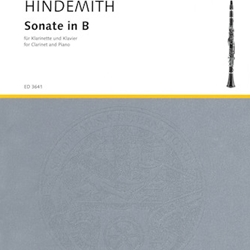Sonata in Bb . Clarinet and Piano . Hindemith