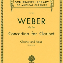 Concertino Op.26 . Clarinet and Piano . Weber