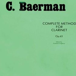 Complete Method Op.63 . Clarinet . Baerman