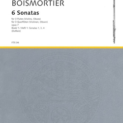 Sonatas (6) Bk1 . Flute Trio . Boismortier
