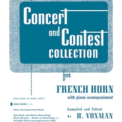 Concert and Contest Collection (piano accompaniment) . French Horn . Various