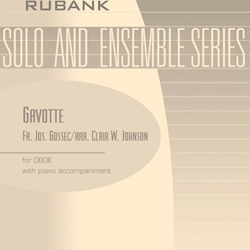Gavotte . Oboe and Piano . Gossec