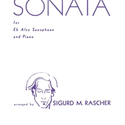 Sonata . Alto Saxophone and Piano . Eccles