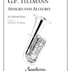 Adagio and Allegro . Tuba and Piano . Telemann