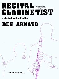 Recital Clarinetis . Clarinet & Piano . Various