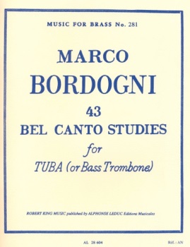 Bel Canto Studies (43) . Tuba . Bordogni