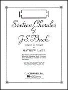 Chorales (16) . 1st Alto Saxophone . Bach