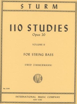 Studies (110) op.20 v.2 . Bass . Sturm