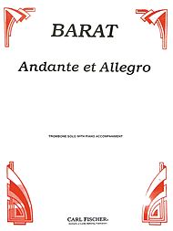 Andante et Allegro . Trombone & Piano . Barat