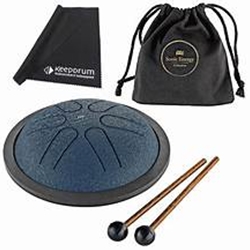 MSTD2NB Mini Steel Tongue Drum ( a major, navy blue) . Meinl