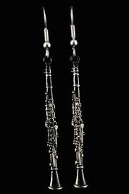 FPE547 Clarinet Earrings . Harmony Jewelry