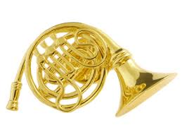 FPP558G French Horn Pin (gold) . Harmony