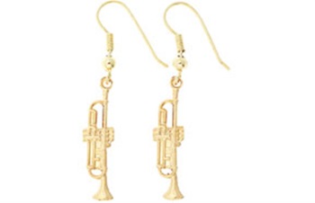 FPE545G Trumpet Earrings (gold) . Harmony
