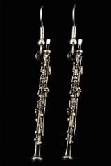 Harmony FPE568 Oboe Earrings (black)