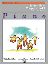 Alfreds Basic Piano Library Technic Book (for the later beginner) v.1 . Piano . Various