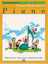 Alfred's Basic Piano Library Theory Book v.3 . Piano . Various