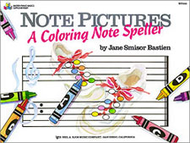 Note Pictures (a coloring note speller) . Piano . Bastien