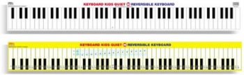 Kids Quiet Reversible Keyboard Chart . Santorella